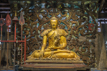 Fototapeta na wymiar Mae Fah Luang Art and Cultural Park, Chingrai, Thailand, architecture of Asia