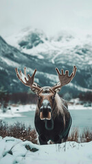 Moose in Norway