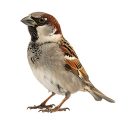 house sparrow isolated on transparent background