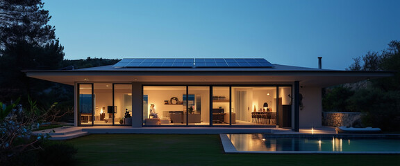 contemporary build of solar energy 