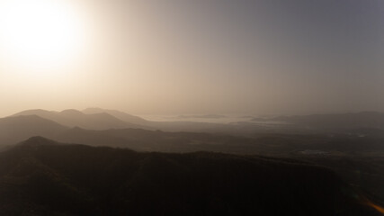 山の風景