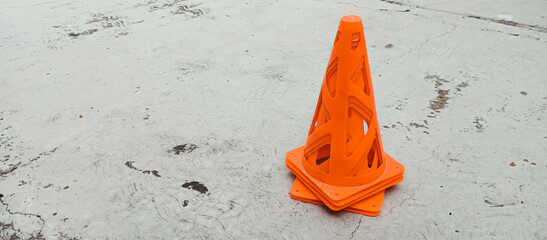 Conical funnel for soccer practice