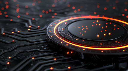 futuristic technology background, modern tech wallpaper 