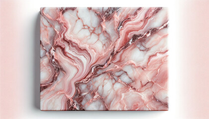 ピンク色の大理石の模様のテクスチャー素材