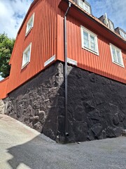 Red house in Stockholm 