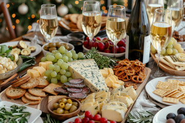 table with snacks