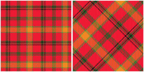 Tartan Seamless Pattern. Traditional Scottish Checkered Background. Template for Design Ornament. Seamless Fabric Texture.