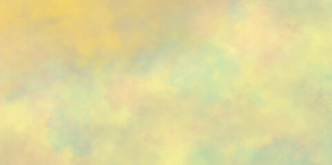 Abstract brilliant gold luxury celebration background. Light shining down on gold wall with copy space. Pretty pale yellow rose and blue green colors painted in abstract watercolor illustration. 