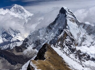 Pico Mera mountain in Nepal
