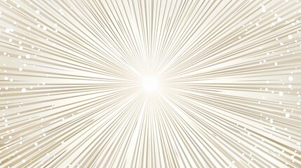 Abstract Burst of Light and Particles