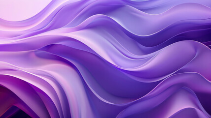 Obraz premium Vibrant Purple Waves, Abstract Background