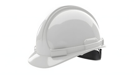 White Construction Helmet