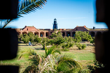 view of Fort Jefferson in Dry Tortugas National Park