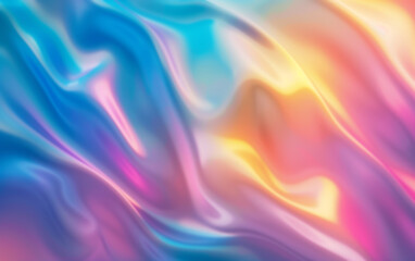 Obraz premium abstract holographic iridescent rainbow background
