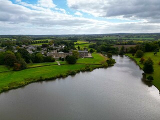 Fototapeta premium Ripley Lake in North Yorkshire UK