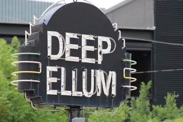 A second neon sign goes up in Deep Ellum. It may be retro but the music is still jazz as it was in 1873 and a major entertainment spot today. 