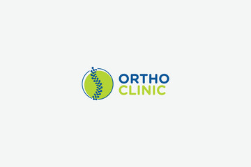 Orthopedic clinic minimal logo
