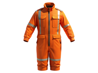 orange workwear suit