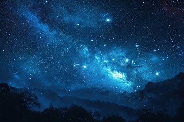 In the boundless expanse of the night sky, the dance of the stars whispers secrets known only to those who listen with open hearts.