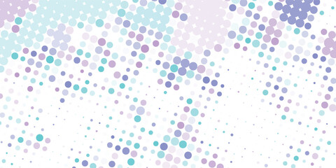 Light BLUE vector layout with circle shapes. Blurred decorative design in abstract style with bubbles. Template for your brand book.