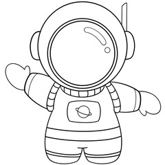 Cute space man 