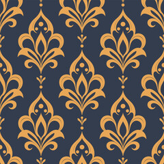 Vector seamless pattern. Ornament, Traditional, Ethnic, Arabic, Turkish, Indian motifs. Great for fabric and textile, wallpaper, packaging design or any desired idea. 