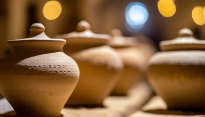 Fototapeta na wymiar Artisanal Treasures: Nizwa Souq's Traditional Pottery