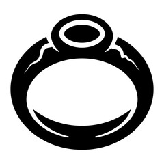 magic ring glyph icon