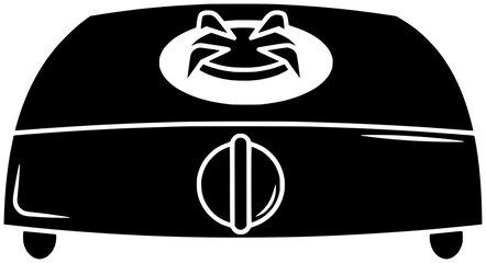 kitchen illustration stove silhouette cooking logo equipment icon food outline home cook gas interior oven metal black modern kitchenware shape steel household preparation for vector graphic