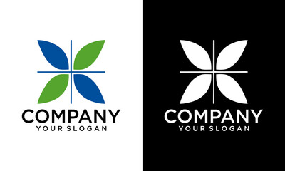 Clover Leaf Logo Template Design