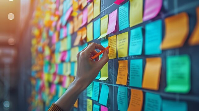 Founders using Agile frameworks to empower teams,  foster collaboration,  and drive continuous innovation and improvement