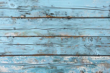 Aged Turquoise Wooden Texture