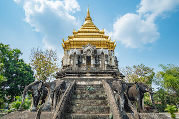 Buddhist temple, Asian culture, Chingmai, Thailand, architecture of Asia