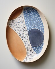 Abstract Patterned Ceramic Platter