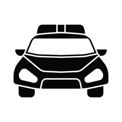 Car police icon vector design template