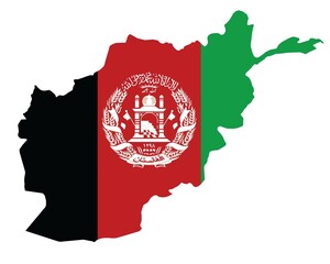 Outline of the map of Afghanistan with regions