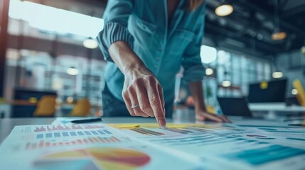 Agile team members collaborating on a product roadmap for their startup