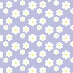 daisy seamless pattern design
