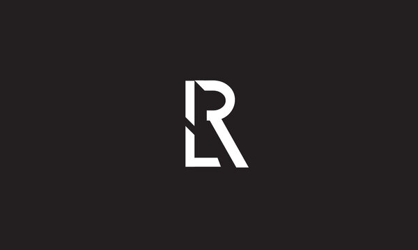 LR, RL, R , L Abstract Letters Logo Monogram	