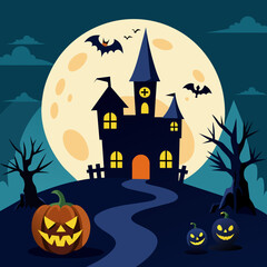 Fototapeta premium illustration of halloween
