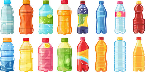 Drinks packages, PET containers for beverage, juice or soda