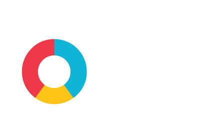 Pie Chart infographic presentation layout fully editable.