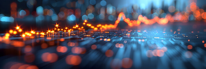 Obraz premium Exploring Marketing Sales Growth and Performance Indicator Trends through Data Visualization