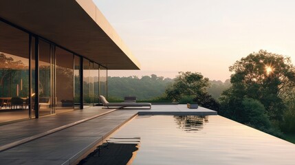 A modernist marvel, its sleek lines and minimalist design a testament to architectural finesse....