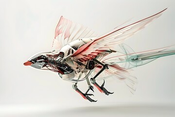 Conceptual Flying Machine Inspired by the Anatomy of a Bird