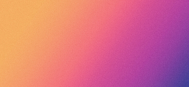 Grainy gradient background smooth orange pink purple noise texture summer banner poster design