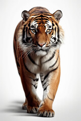 Obraz premium Tiger, Tigers, Tiger Cub, on White Background