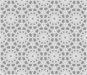 Seamless girih pattern. Traditional Islamic Design. Mosque decoration element. Seamless geometric pattern. Seamless islamic pattern. Background vector illustration. Morocco seamless vector pattern.