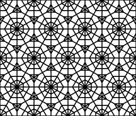 Seamless girih pattern. Traditional Islamic Design. Mosque decoration element. Seamless geometric pattern. Seamless islamic pattern. Background vector illustration. Morocco seamless vector pattern.