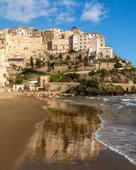 Beautiful late afternoon view in the village of Sperlonga, Lazio region of Italy. - 790258734
